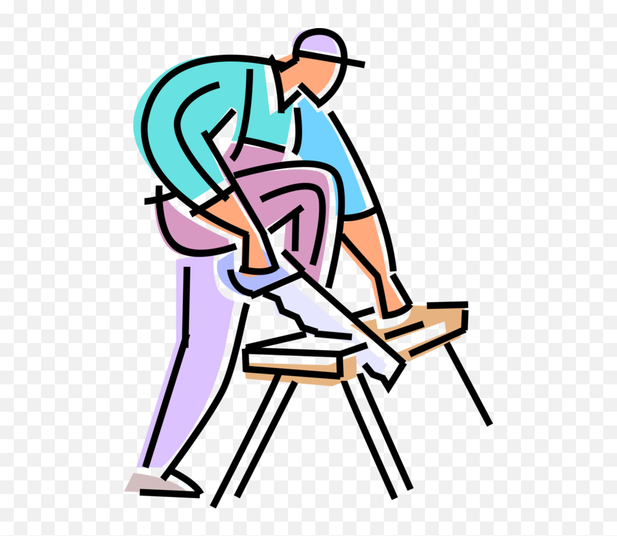 Vector Illustration Of Construction Worker Carpenter Emoji,Renovation Clipart