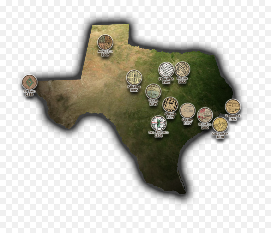 Texas Hidden History Emoji,Texas Map Png