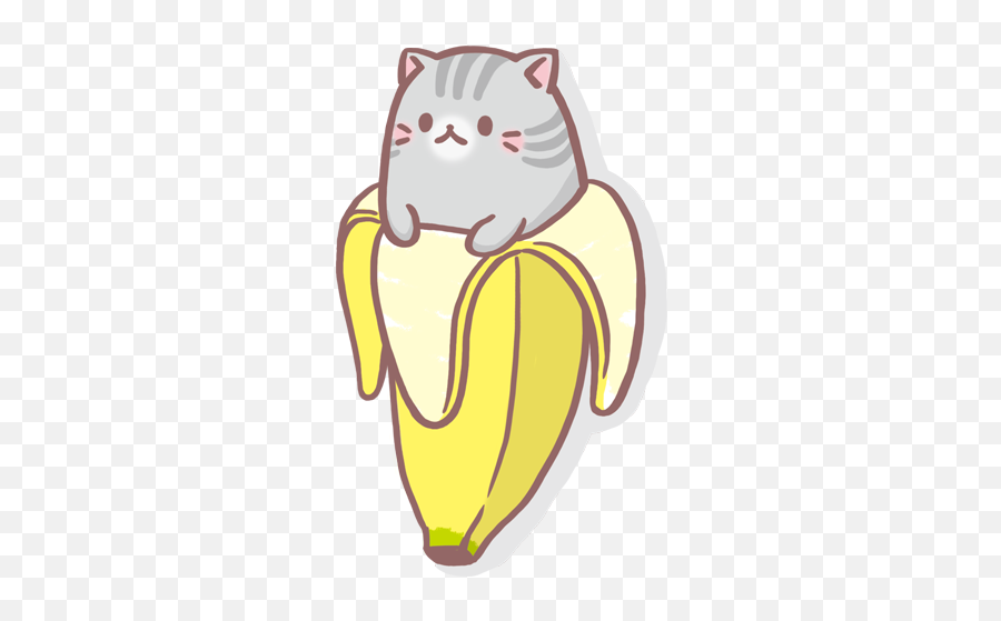 Tabby Bananya Transparent Png Image - Banana Kitty Emoji,Smores Clipart