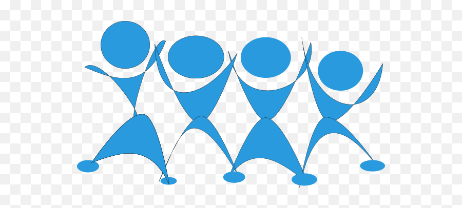 Dancing People Blue Clip Art At Clkercom - Vector Clip Art Emoji,Dance Team Clipart