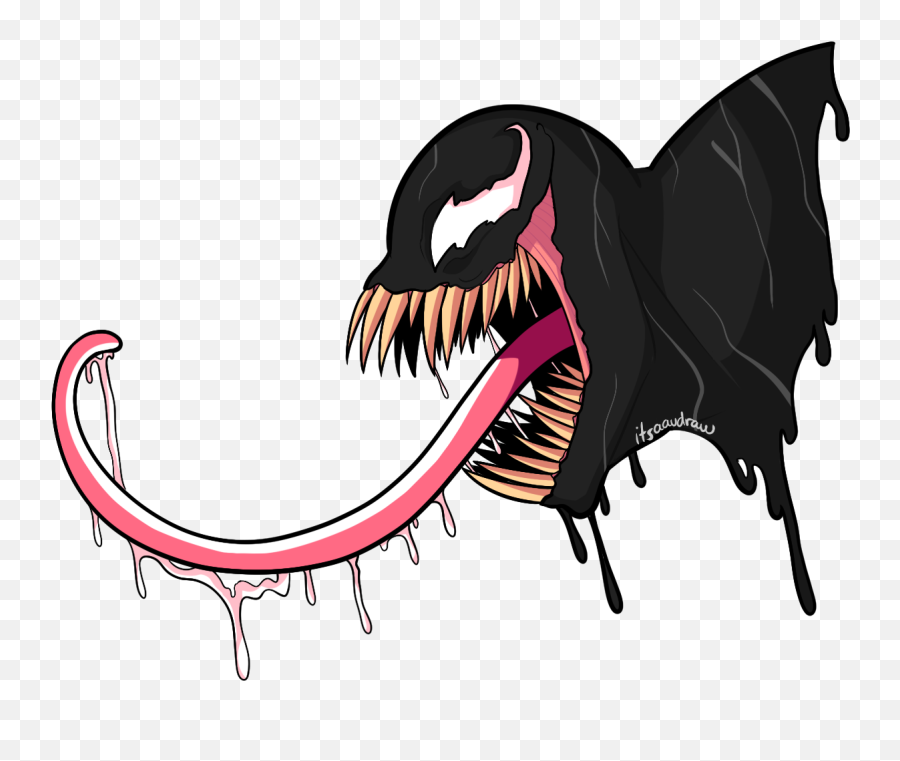 What That Tongue Do Tho By Itsaaudra - Fur Affinity Dot Net Venom Tongue Transparent Emoji,Venom Png