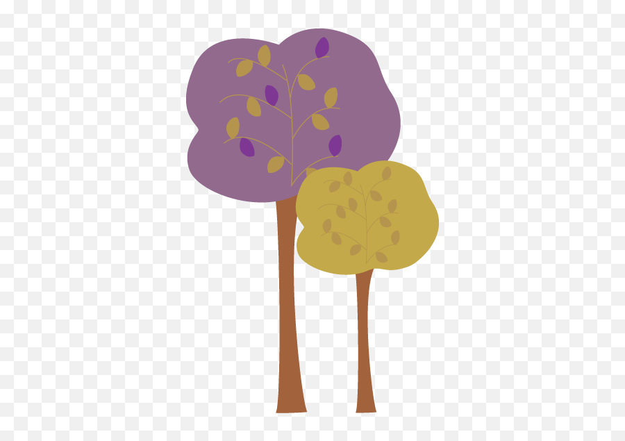 Download Colors Clipart Tree - Fall Clipart Purple Emoji,Colors Clipart