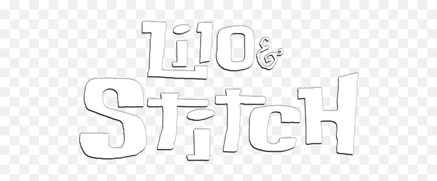 Lilo Stitch - Lilo And Stitch Logo White Emoji,Stitch Logo