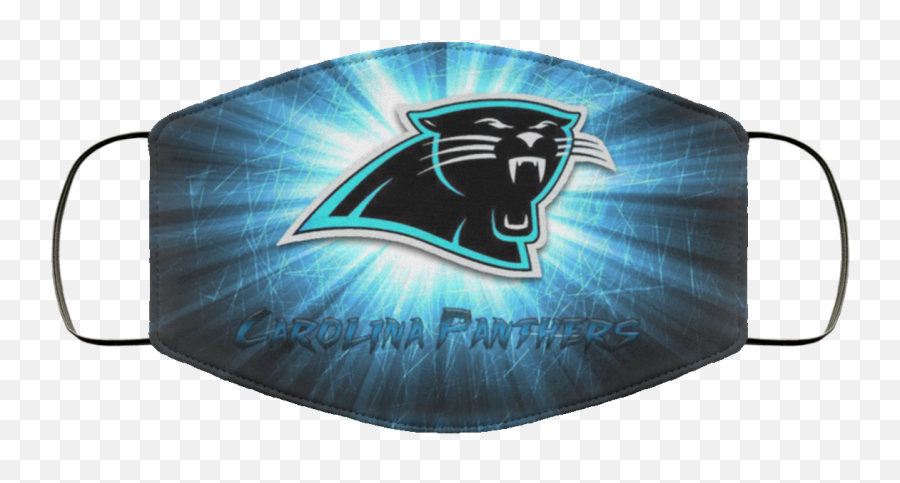 Carolina Panthers Face Mask Washable - Panteras De Carolina Nfl Emoji,Carolina Panther Logo