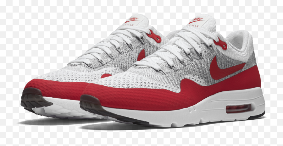 Nike Air Max 1 Ultra Flyknit Og - Flyknit Air Max 1 Anniversary Emoji,Shoes Transparent Background