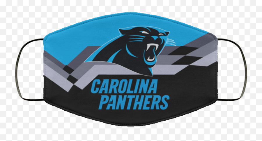 Carolina Panthers Face Mask Cloth Polyester Mask Washable - Toronto Raptors Mask Emoji,Carolina Panthers Logo Image