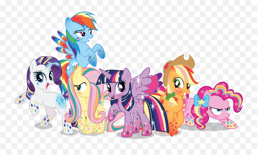 Rainbow Power Ponies - Friendship My Little Pony Png Full Mlp Rainbow Power Emoji,My Little Pony Png