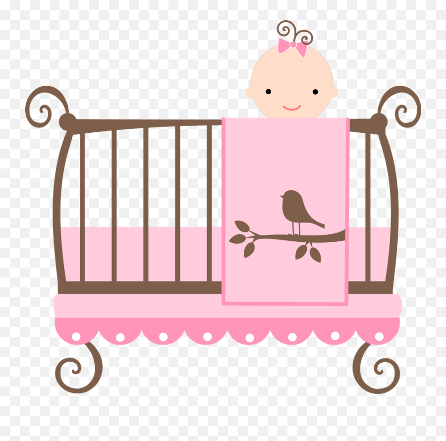 Clipart Sleeping Crib Clipart Clipart S 2453026 - Png Baby Crib Clipart Emoji,Sleeping Clipart