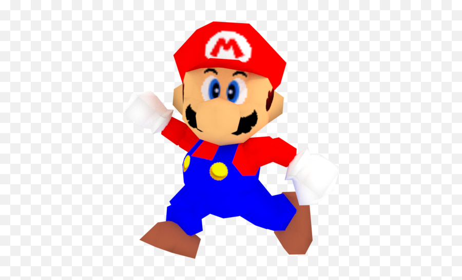 Super Mario 64 Mario Png - Free Down 709666 Png 64 Mario Render Emoji,Super Mario Png