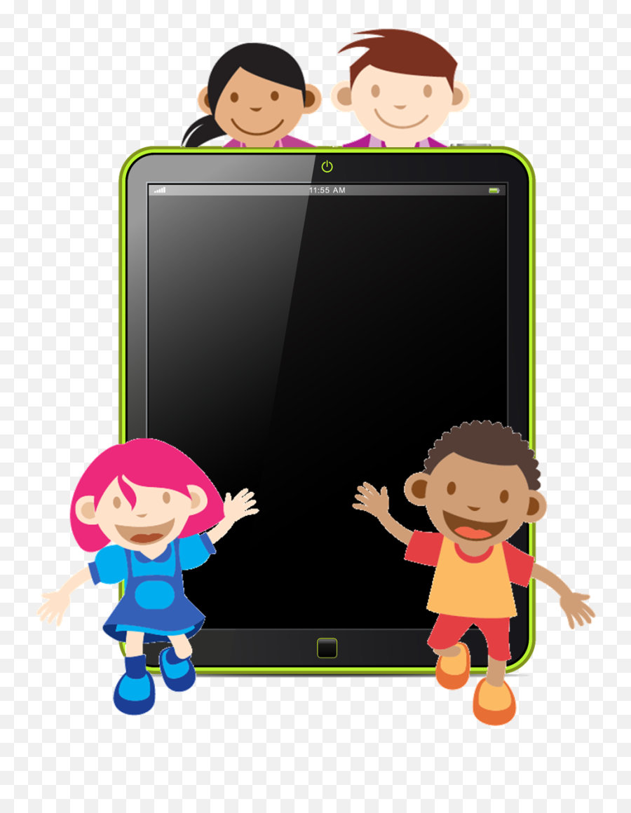 Tablet Clipart Ipad School - Kid Ipad Clipart Emoji,Ipad Clipart