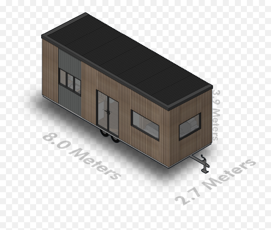 Tiny House Plan - Uno 2 People Single Story Tiny Easy U2014 Tiny Easy Tiny House Builder U0026 Tiny House Plans Vertical Emoji,Uno Png