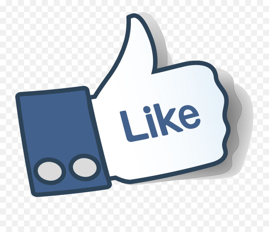 Facebook Like Button Thumb Signal Symbol Clip Art - Facebook Like Sign Emoji,Facebook Icon Png