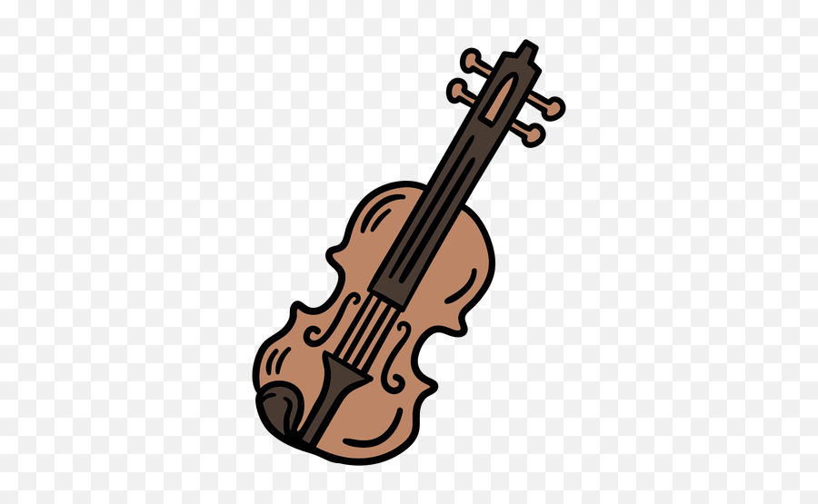 Violin Austrian Symbol Handdrawn Color - Violin Emoji,Violin Transparent Background