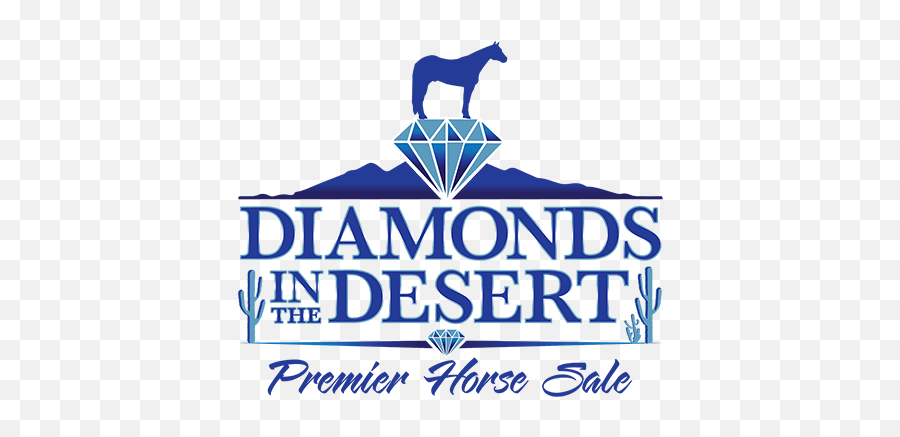 Diamonds In The Desert - Premier Horse Sale Language Emoji,Horse Logos