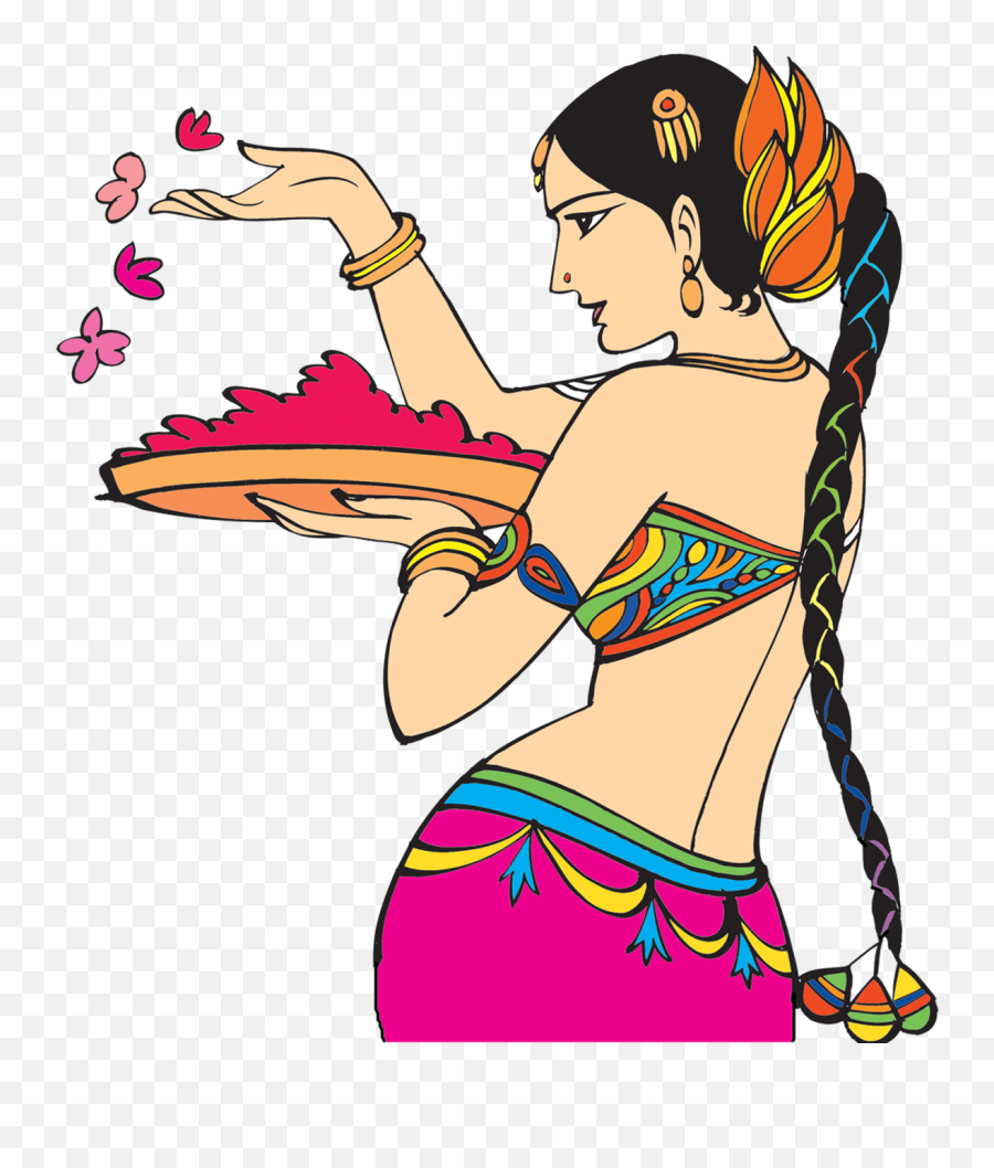 Welcome Girl Png Clipart Indian - Welcome Women Clip Art Emoji,Girl Png