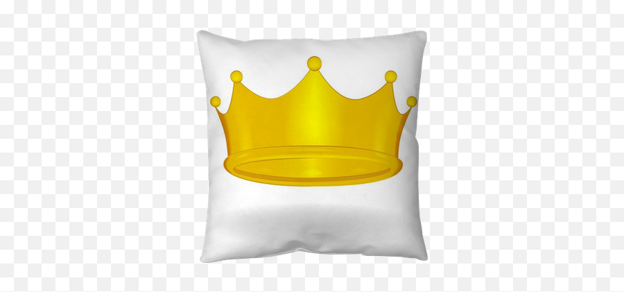 Cartoon Crown Isolated Throw Pillow U2022 Pixers - We Live To Change Decorative Emoji,Cartoon Crown Png