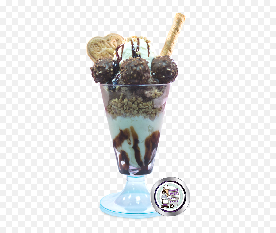 Ferrero Rocher Ice Cream Sundae Png Emoji,Ice Cream Sundae Png