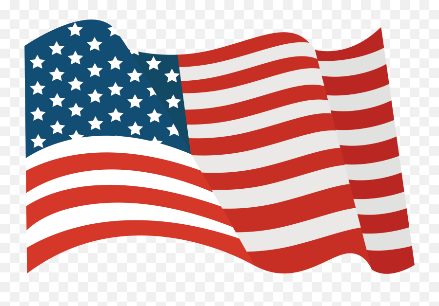 Flying Us Flag Png Transparent Png - Usa Flying Flag Png Emoji,U.s.flag Clipart