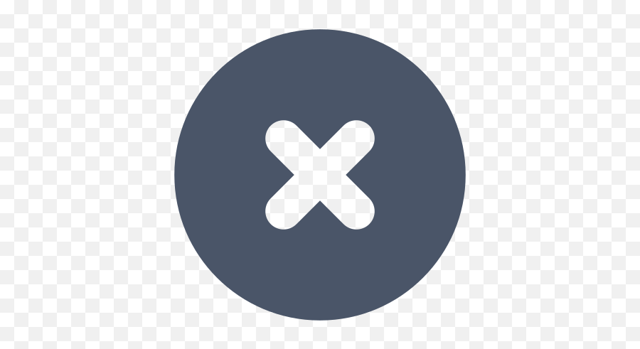 X Circle Free Icon Of Heroicons Emoji,X Icon Png