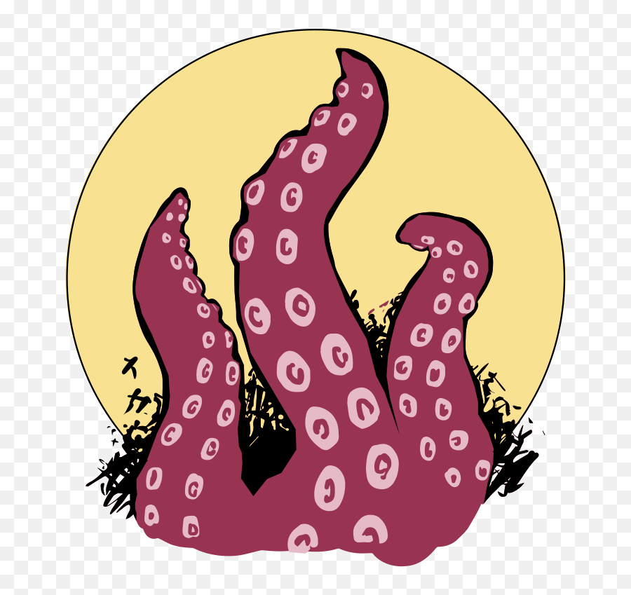Tentacles - Colour Remix Openclipart Emoji,Octopus Tentacles Clipart