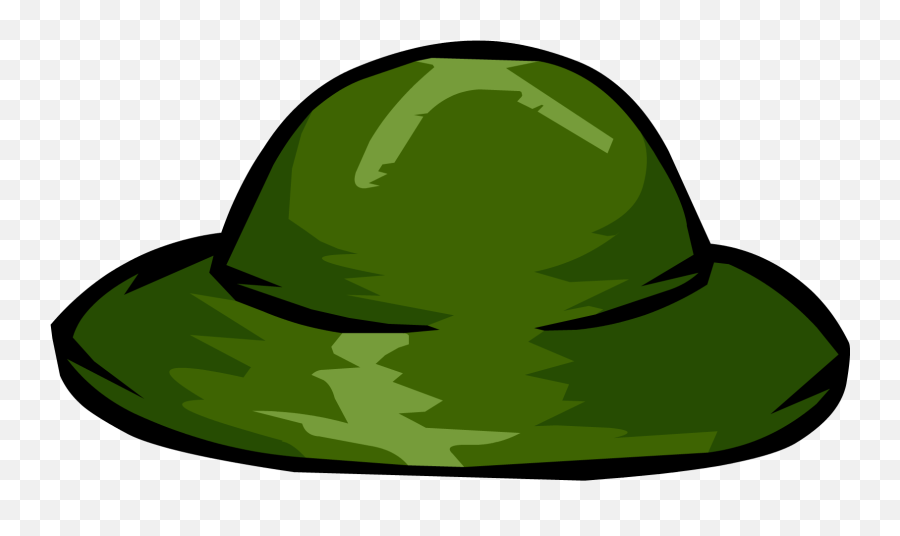 Green Safari Hat Club Penguin Wiki Fandom Emoji,Safari Hat Png
