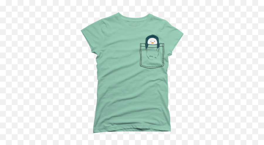Funny Womenu0027s T - Shirts Design By Humans Emoji,Penguin Logo Clothes