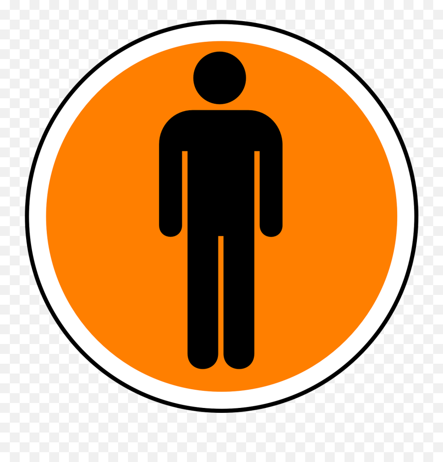 Human Man Sign Symbol Icon Toilet - Likeness Of God Emoji,Male Sign Png