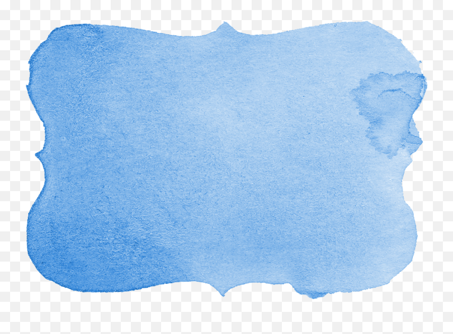 6 Blue Watercolor Label - Water Color Label Png Free Emoji,Label Png