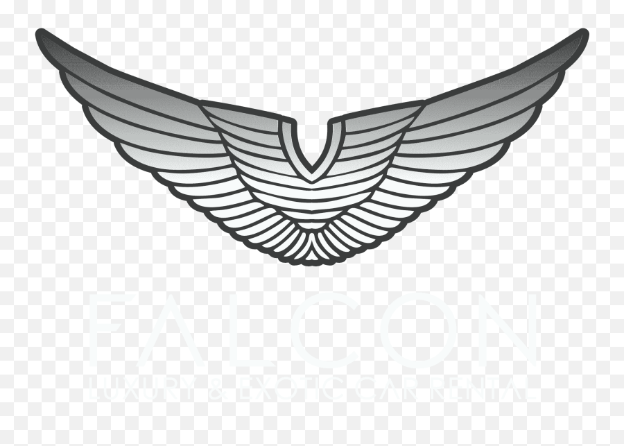 Luxury Exotic Car Rental - Eagle Car Symbol Emoji,Car Logo With Wings