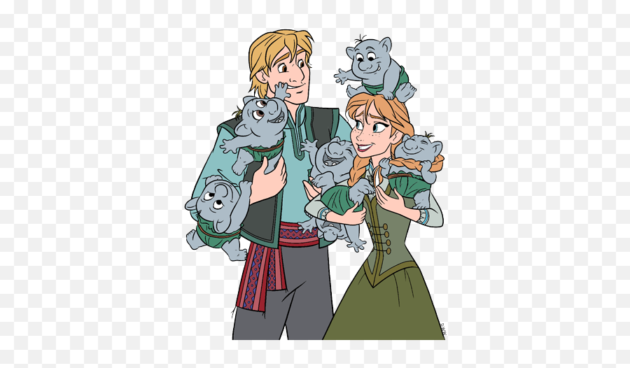 Frozen Clip Art - Frozen Troll Clipart Full Size Png Anna And Kristoff With Troll Emoji,Trolls Clipart