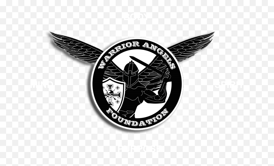 Download Angel Warrior Clipart Sword Logo - Emblem Png Image Angel Warrior Logo Png Emoji,Sword Logo