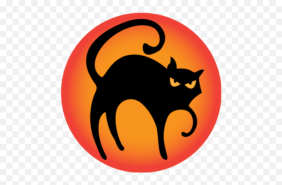 Free Black Cat Clipart 1 Page Of Free - Black Cat Icon Emoji,Black Cat Clipart