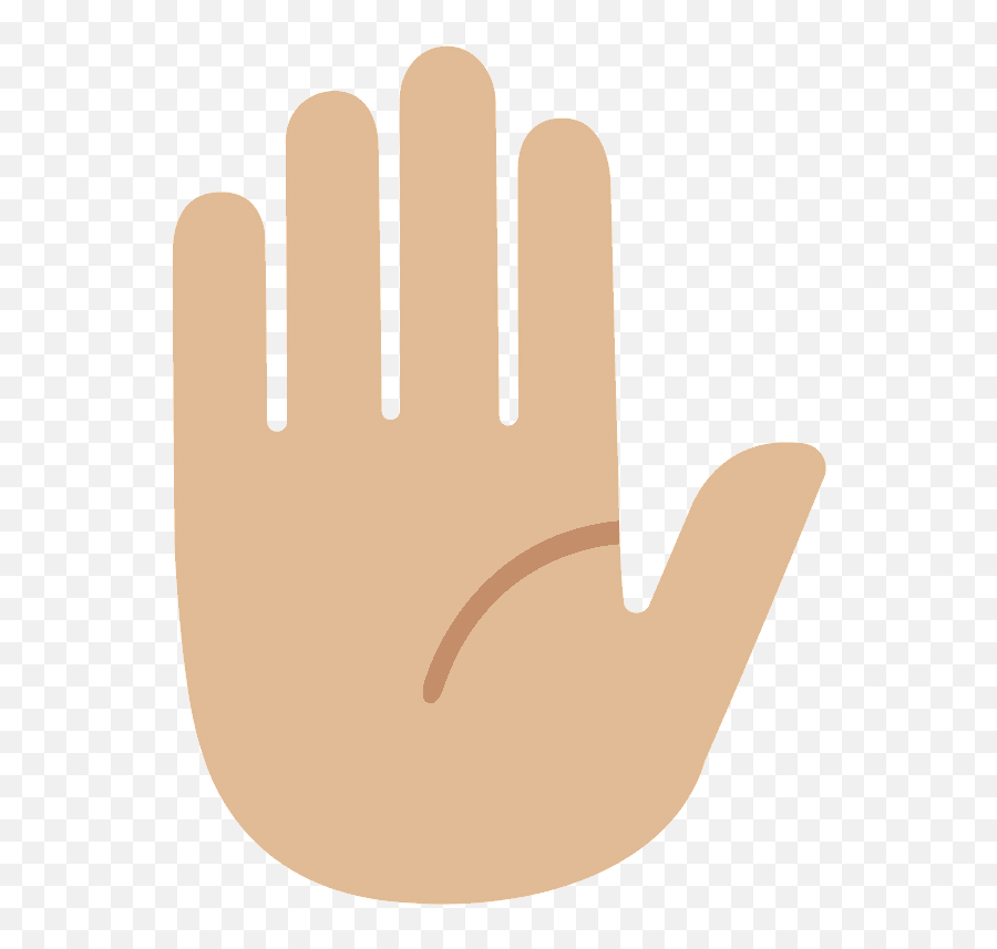 Raised Hand Emoji Clipart Free Download Transparent Png - Imagenes De Una Mano Levantada,Raised Hand Clipart