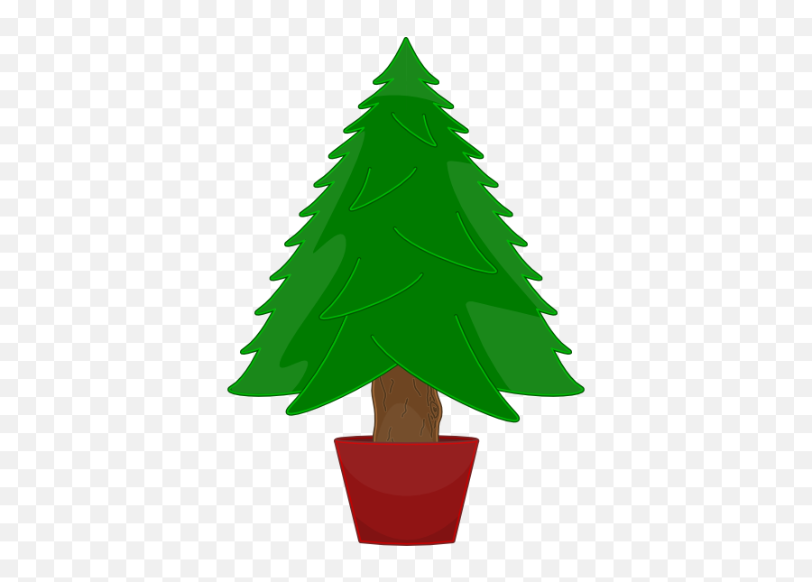 Index Of - Christmas Tree Pot Clipart Emoji,Christmas Tree Vector Png