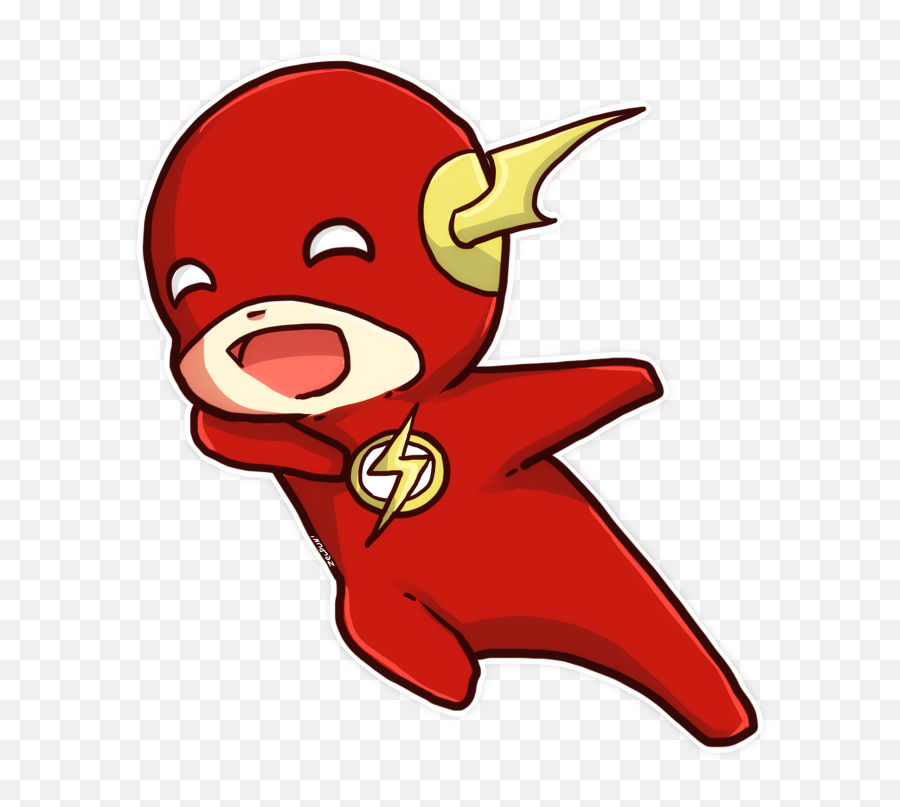 Chibi Dc Comics Comic Character Emoji,The Flash Clipart
