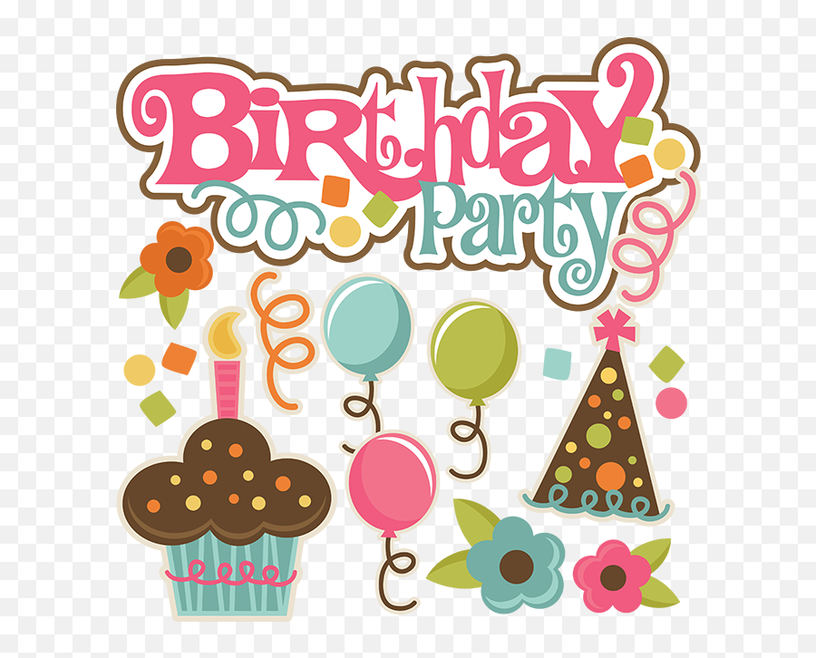 Birthday Party Svg Files Birthday Svg Files Birthday Svg Emoji,Party Girl Png