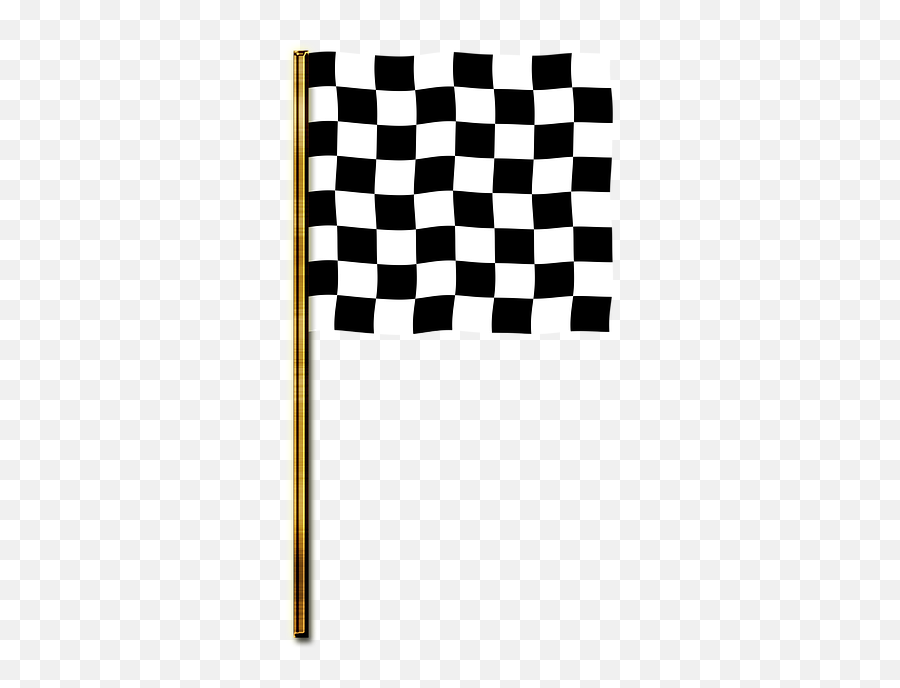 Flag Targeted Banner Checkered Flag Start Target - Chess Emoji,Checker Pattern Png