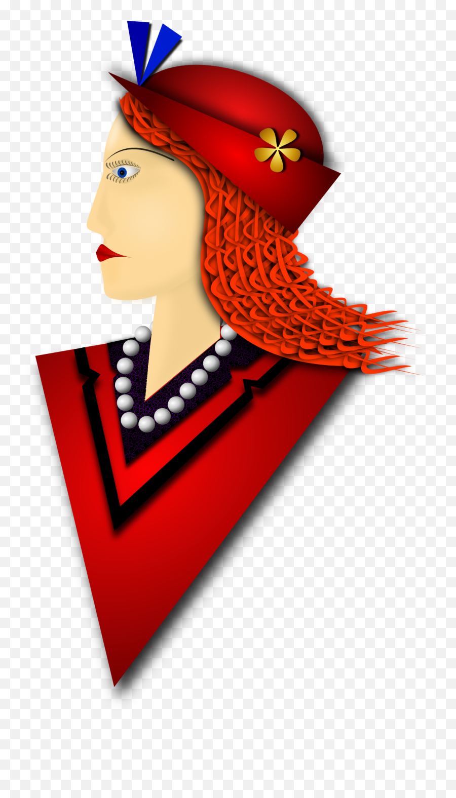 Lady With The Red Beret Clipart Free Image Download Emoji,Beret Png