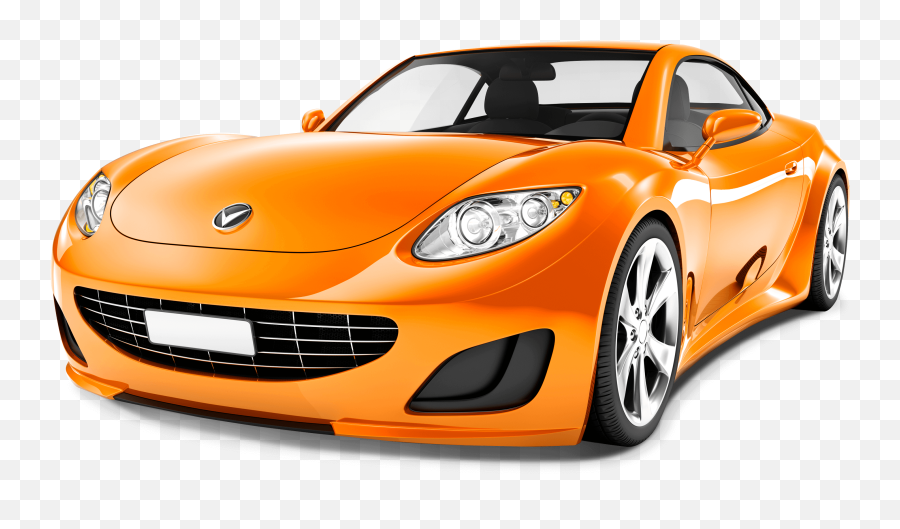 Orange Sports Car Png Transparent Png - Luxury Car Transparent Png Emoji,Car Png