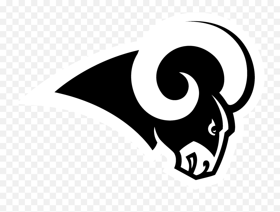 Los Angeles Rams Logo Png Image With No - Rams Logo White Png Emoji,Rams Logo