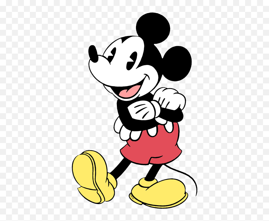 Mickey Clipart Classic Mickey Mickey Classic Mickey - Classic Mickey Mouse Clipart Emoji,Mickey Clipart