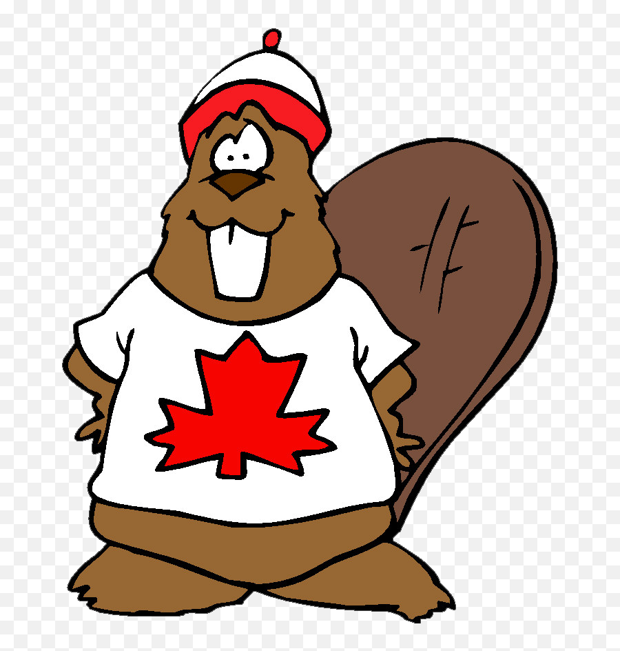 Canadian Beaver Clipart Png Image With - Canadian Clipart Emoji,Beaver Clipart