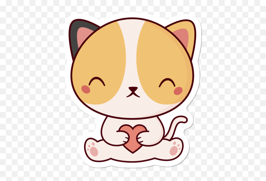 Download Kawaii Cute Cat Kitten - Kitten Png Image With No Cute Cats Kawaii Png Emoji,Kitten Png