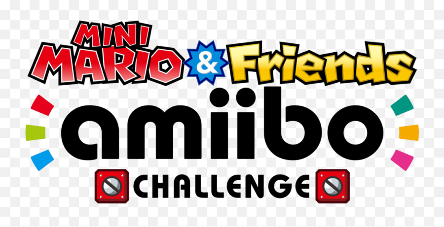 Friends Amiibo Challenge Logo Clipart - Mini Mario And Friends Png Emoji,Friends Logo