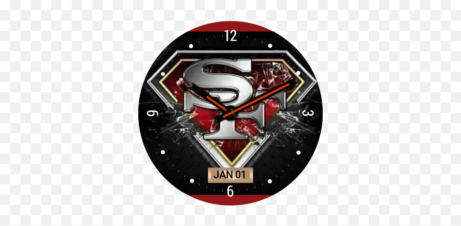 49ers Superman Logo - Logodix Emoji,Sf49ers Logo