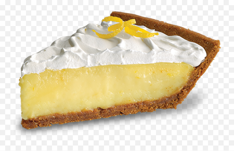 Lemon Custard Pie - Transparent Background Lemon Meringue Pie Png Emoji,Pie Transparent Background