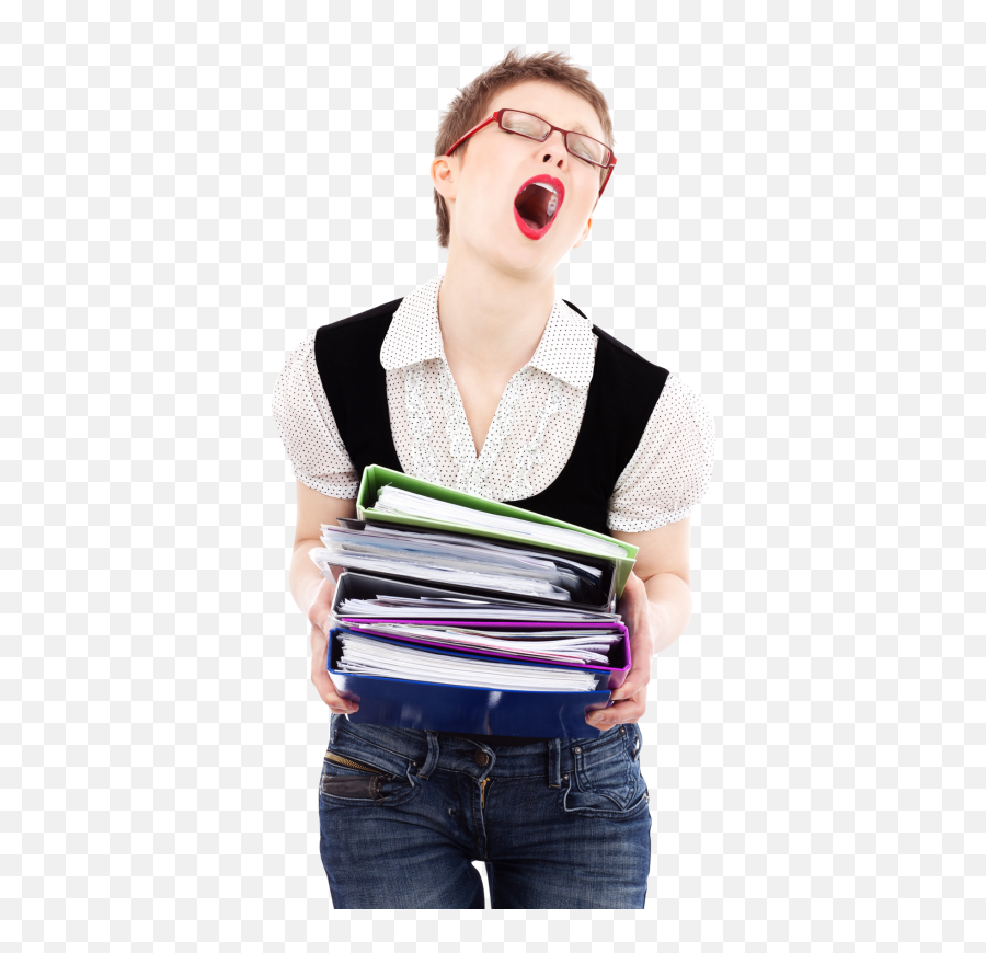 Business Woman Carrying Stack Of Files Png Image - Pngpix Woman Stressed Png Emoji,Business Woman Png