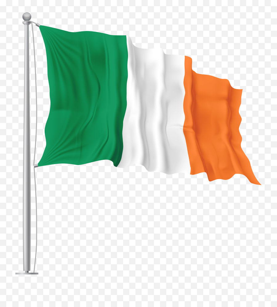 Ireland Waving Flag Png Image Clipart - Full Size Clipart Emoji,Waving Clipart