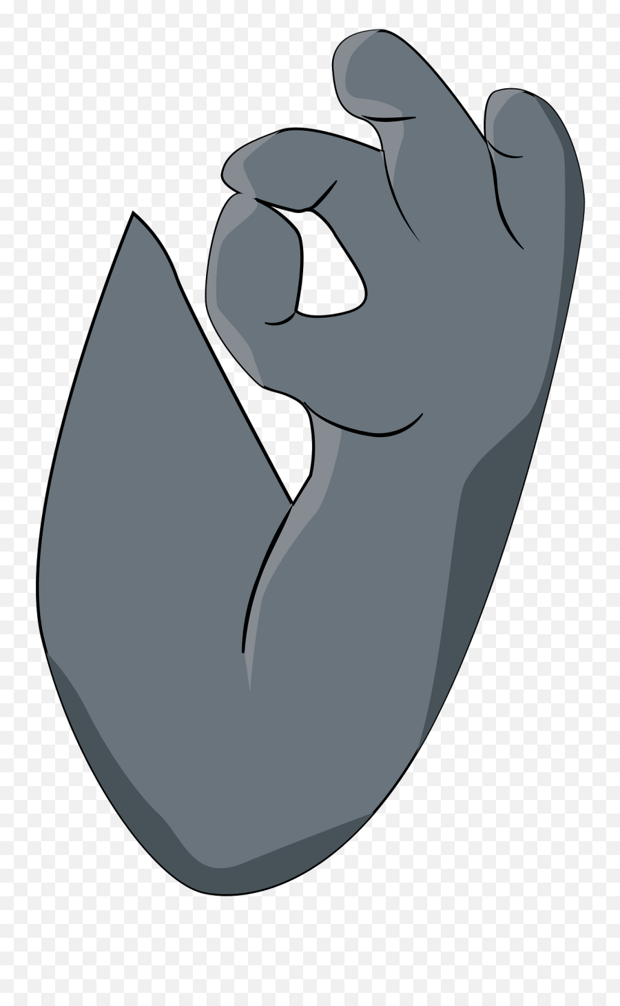 Wolf Hand Zen Sign Clipart Emoji,Zen Clipart