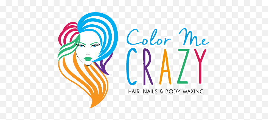 San Angelo Hair Salon - Color Me Crazy Color Me Crazy Colorful Hair Logo Png Emoji,Hair Logo
